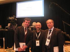 Raphael Vasconcelos (TPR), Christian Adel Mirza (ISM) y Víctor Abramovich (IPPDH)