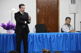 El Secretario del TPR Raphael Vasconcelos, y el Prof. Dr. Allan Rocha de Souza